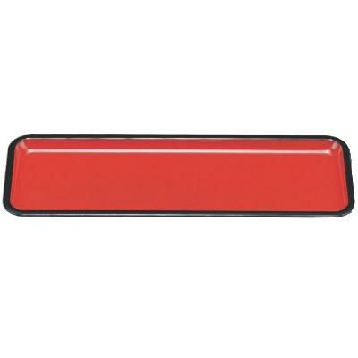 お盆 尺2寸しるこ盆朱天黒