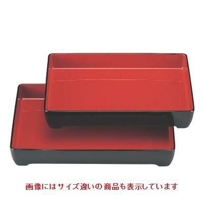 番重 深型光琳番重黒内朱尺3寸