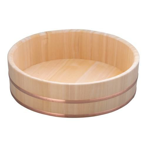 木製銅箍 飯台(サワラ材) 54cm