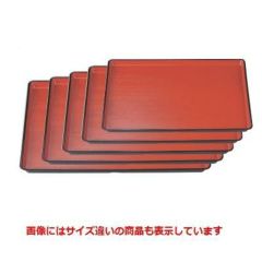 長手盆 耐熱長手刷毛目盆朱天黒尺5寸 NS加工