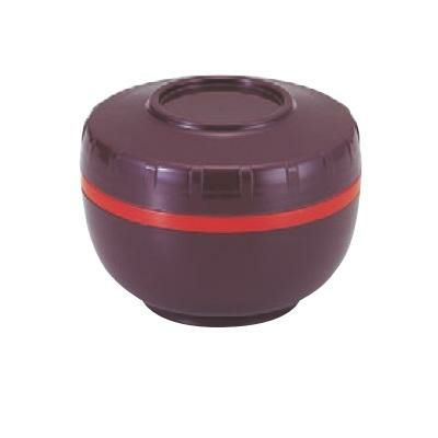 弁当箱  H-500保温飯器・汁器(二重構造)バイオレット色スクリューキャップ式  高さ85 直径:113  プロ用