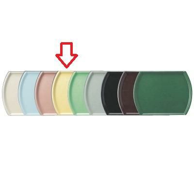 トレー オーバルトレーパステルイエロー