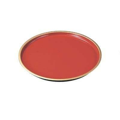 丸盆 9寸米寿盆朱天金