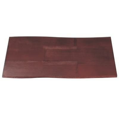 お盆 尺4寸流木敷膳布張根来