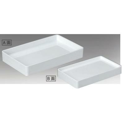 番重 新デリカ両面番重尺1寸総白塗