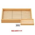 B-18-83 ニュー惣菜バット白木尺2寸（目皿別売）