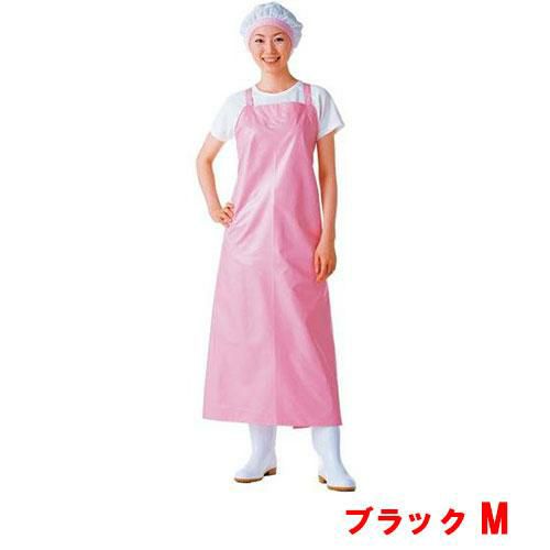 マイティクロス エプロン 胸当 E-1001-7 ブラック M