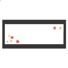 敷紙 箸置マット(100枚単位)紅葉(9月～10月)