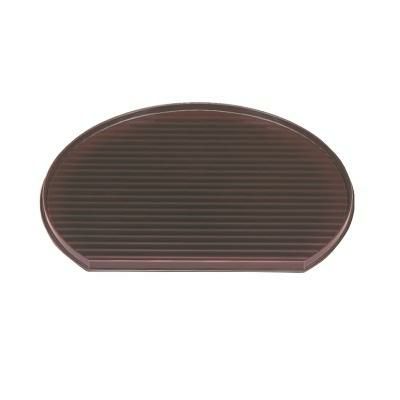 半月盆 尺1.5寸さざなみ半月盆溜チーク