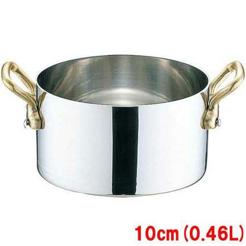 ステンレス寸胴鍋 プチパン 18-8 UK 両手半(蓋無) 10cm