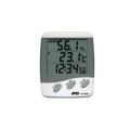 時計付き 温湿度計 AD5680