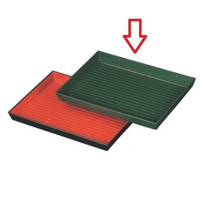 番重 竹彫番重グリーン