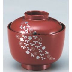 小吸椀 3.1寸日野小吸椀朱春秋 SH塗