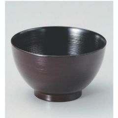 汁椀 刷毛目汁碗 溜