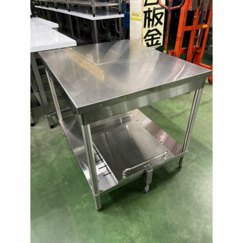 中古】作業台 炊飯台付き BGなし タニコー 幅900×奥行750×高さ800