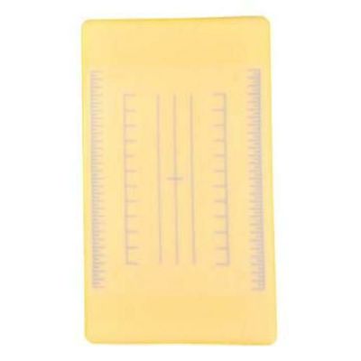 積層式調理用 目盛り入りまな板 長方形 S イエロー