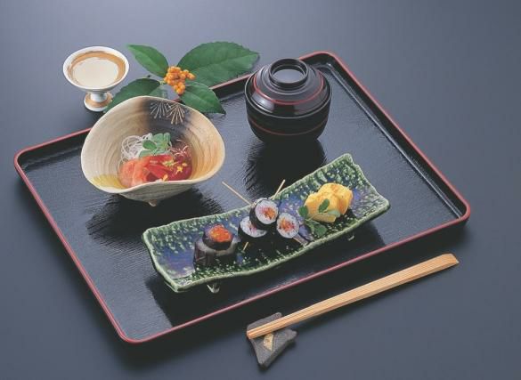 長手盆 耐熱地木目長手盆黒天朱尺4寸 NS加工