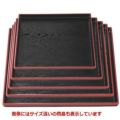 お盆 正角木目盆黒天朱尺1寸