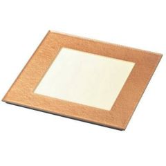 御膳 尺1寸角懐石プレートアイボリー/ブラウン雲流