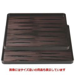 お盆 ヘギ目角盆溜尺1寸 NS加工