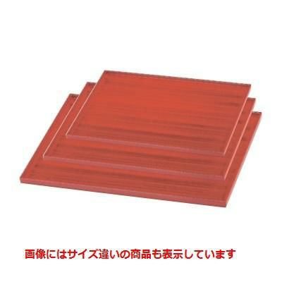 長手盆  平成長手盆赤茶刷毛目尺3寸 NS加工  幅393 奥行273 高さ18