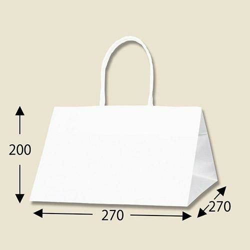 Pスムースバッグ 27-27 白無地 25枚入