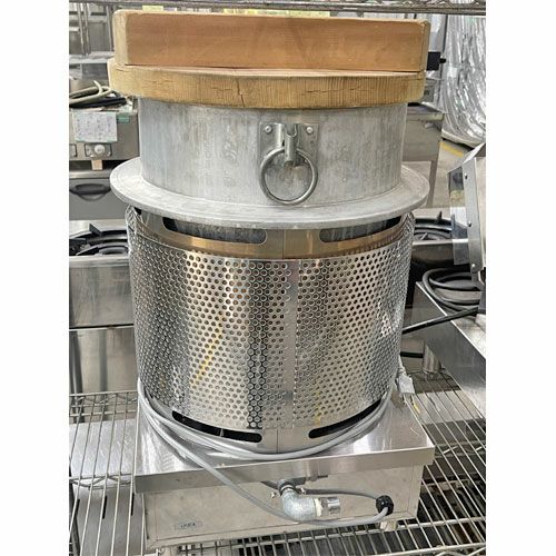 中古】焼肉フード ミニミニ昇降式 浅井工業 YF-3112SSL 幅156×奥行156