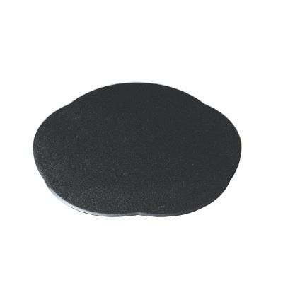 御膳  尺2.5寸花形敷膳ブラックパール   幅373 奥行345 高さ3