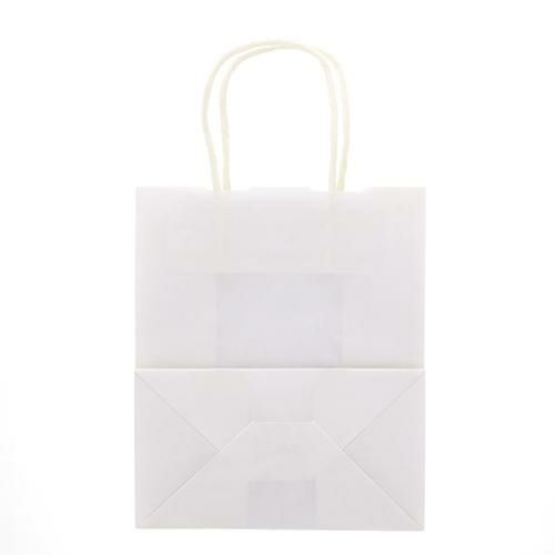 25チャームバッグ 21-12 晒白無地 50枚入