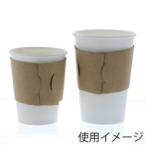 ペーパースリーブ 8～14オンス用 茶 100枚入