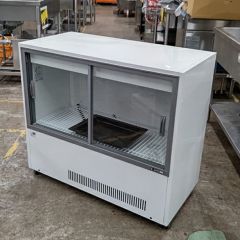 中古】台下冷蔵ショーケース サンデン MUS-U55XE 幅900×奥行440×高さ