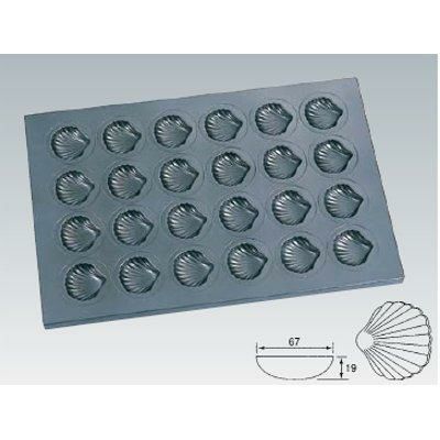 シリコン加工ほたて貝型天板 24面