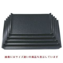 お盆 ウェーブ盆黒石目尺3寸 NS加工