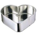 ブリキ ハート デコレーション型 小(5寸)