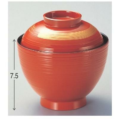 小吸椀 あらたま椀朱一筆 漆器