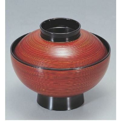 小吸椀 御殿吸椀春慶刷毛目 漆器