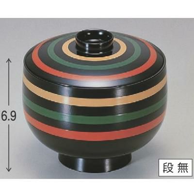 小吸椀 百万石小吸椀黒ライン 漆器