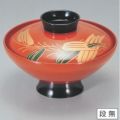 小吸椀 丸駒型吸椀青笹内朱 漆器