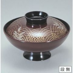 小吸椀 4.5寸小槌吸椀溜武蔵野 漆器