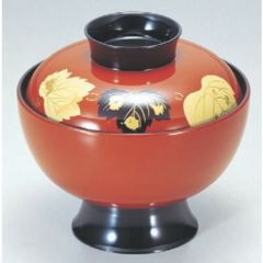 小吸椀 高仙才吸椀朱ツタ 漆器