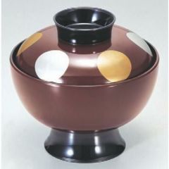 小吸椀 高仙才吸椀溜日月 漆器