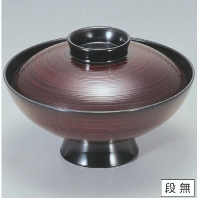 小吸椀 4.5寸小槌吸椀溜刷毛目 漆器