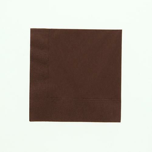 2plyナプキン 25cm角 チョコレート 50枚入