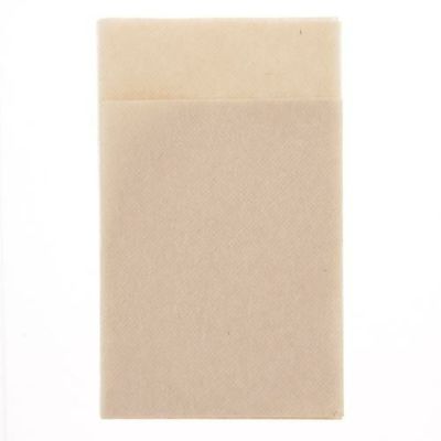 未晒ナプキン 六折ストレート 100枚ポリ 100枚×100ケース