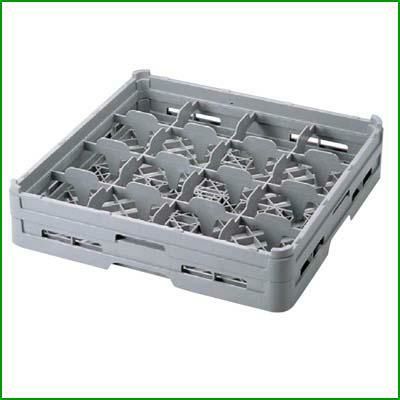 G-16-135 BK グラスラック 16仕切り フルサイズ 幅500×奥行500×高さ170