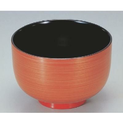 汁椀 万葉汁椀朱彩 漆器