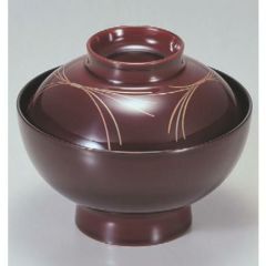 小吸椀 花仙才椀溜のし本漆塗手描磨蒔絵 漆器