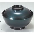 煮物椀 4.5寸煮物椀ブルー玉虫色 漆器