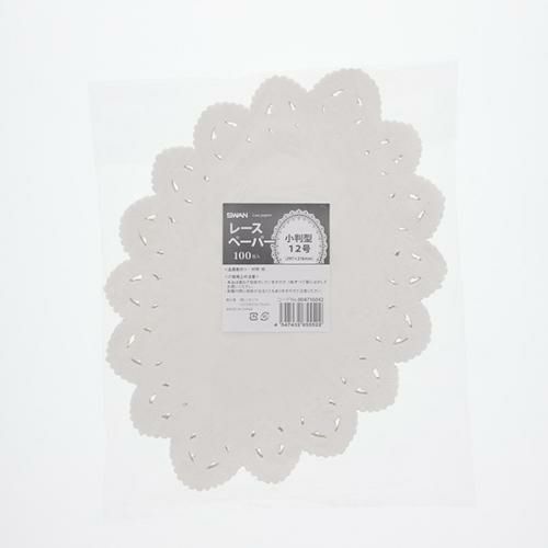 レースペーパー 小判型 12号 100P 100枚×5ケース