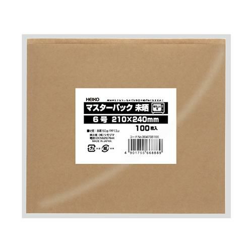 マスターパック 6号 未晒PP 100枚×5ケース